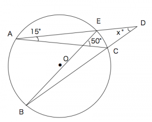 円周角の問題