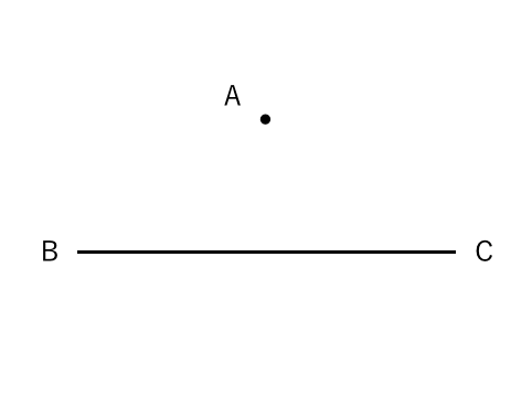 垂直な線を作図