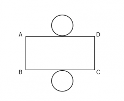 円柱の展開図