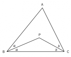 三角形,二等分,角度