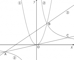 放物線,直線,問題
