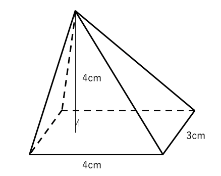 立体,体積,四角錐
