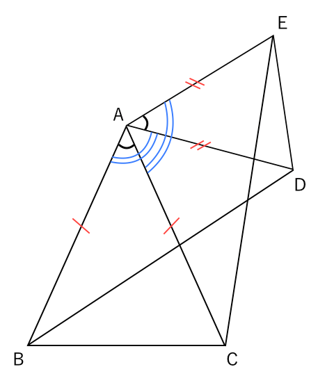 二等辺三角形,合同,問題