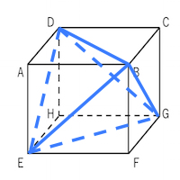 立方体,正四面体,切る